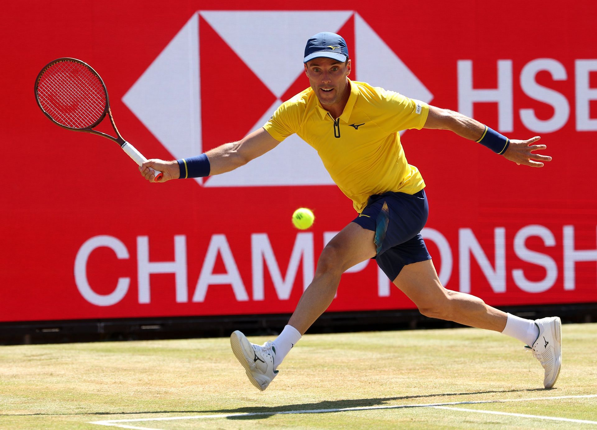 Roberto Bautista Agut at the HSBC Championships 2025. (Photo: Getty)